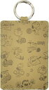 【スヌーピー】【SNOOPY】シングルパスケース【ベージュ】【茶】【エンボス】【ピーナッツ】【ウッドストック】【カバー】【ポーチ】【定期入れ】【カード入れ】【収...