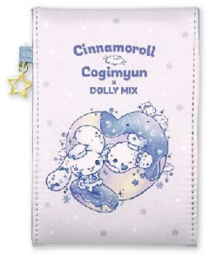 【送料無料】 サンリオキャラクターズ 折りたたみミラーパープル 紫 シナモロールこぎみゅん×DOLLYMIX かがみ 鏡 メイク 化粧 コスメ 雑貨 グッズ ...