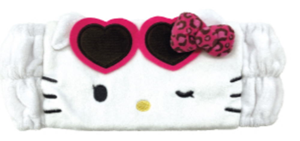 【送料無料】 サンリオキャラクターズ フェイスヘアバンドヒョウ柄 ハローキティ 髪留め バンド ヘアバン お風呂 洗顔 メイク コスメ 雑貨 グッズ かわいい