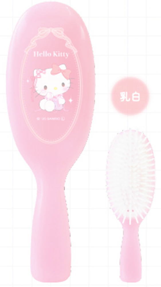 日本製　サンリオキャラクターズ　取手付きスムースヘアブラシバレエコア　ハローキティ　くし　コーム..