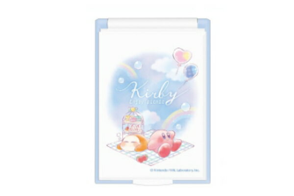 【送料無料】 日本製 星のカービィ カードミラーS ENJOY PICNIC カービィ ゲーム ゲームキャラ カービー 任天堂 鏡 かがみ 手鏡 ミニミラー 折...