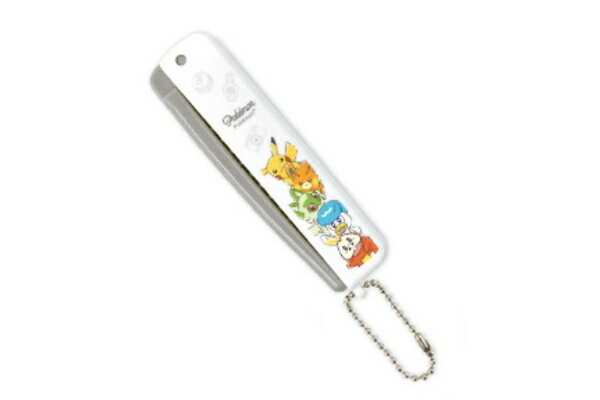 日本製　ポケットモンスター　折りたたみブラシアンドコームHAPPY HAPPY DAY!　ピカチュウ　ポケモン　ゲーム　アニメ　映画　クシ　くし　 髪の毛　ブラシ　ヘアブラシ　ヘアケア　美容　雑貨　グッズ　かわいい