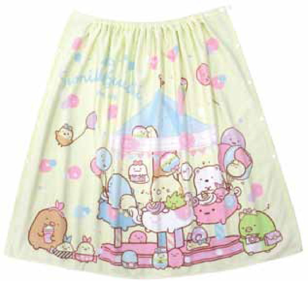 すみっコぐらし　プールスカートタオルメリーゴーランド　すみっこぐらし　サンエックス　ゆるキャラ　..