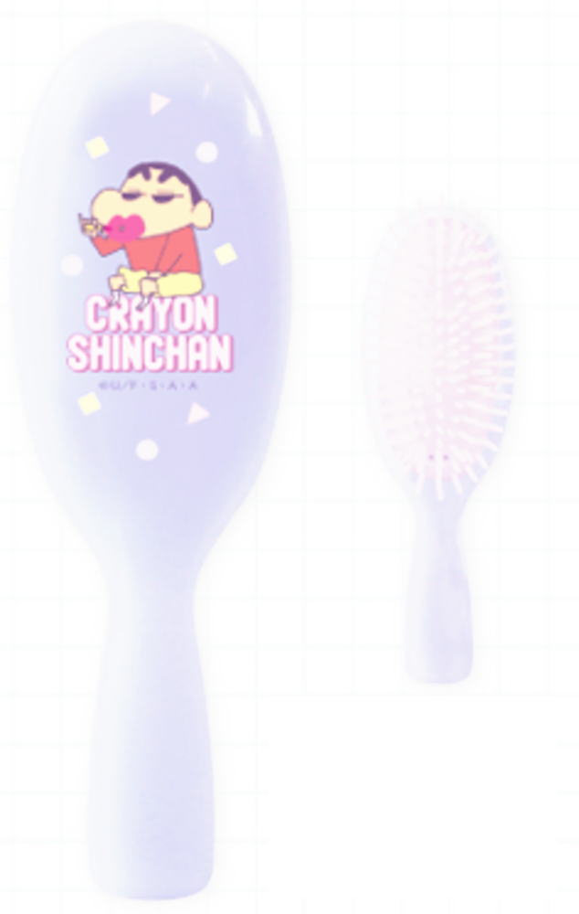 クレヨンしんちゃん　取手付きスムースヘアブラシリップ　しんのすけ　漫画　アニメ　映画　くし　コー..