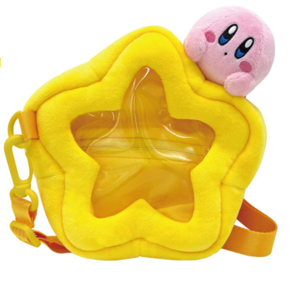 【送料無料】　星のカービィ　窓付きショルダーバッグワープスター　ゲーム　カービー　任天堂　かばん..