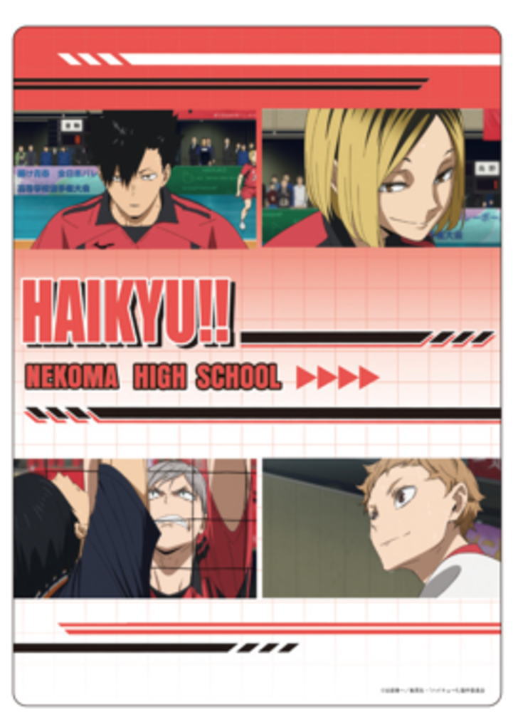 【送料無料】 セット商品 5枚入り 日本製 ハイキュー!! 下敷き音駒高校 バレーボール アニメ 漫画 推し 推し活 下じき したじき シート 文房具 学校 勉...