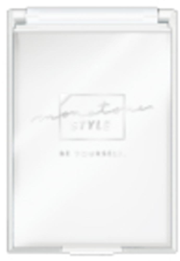 セット商品 3個入り 日本製 オリジナル Sサイズミラーホワイト 白 モノトーンスタイル 鏡 折りたたみ メイク 化粧 コスメ 雑貨 グッズ かわいい