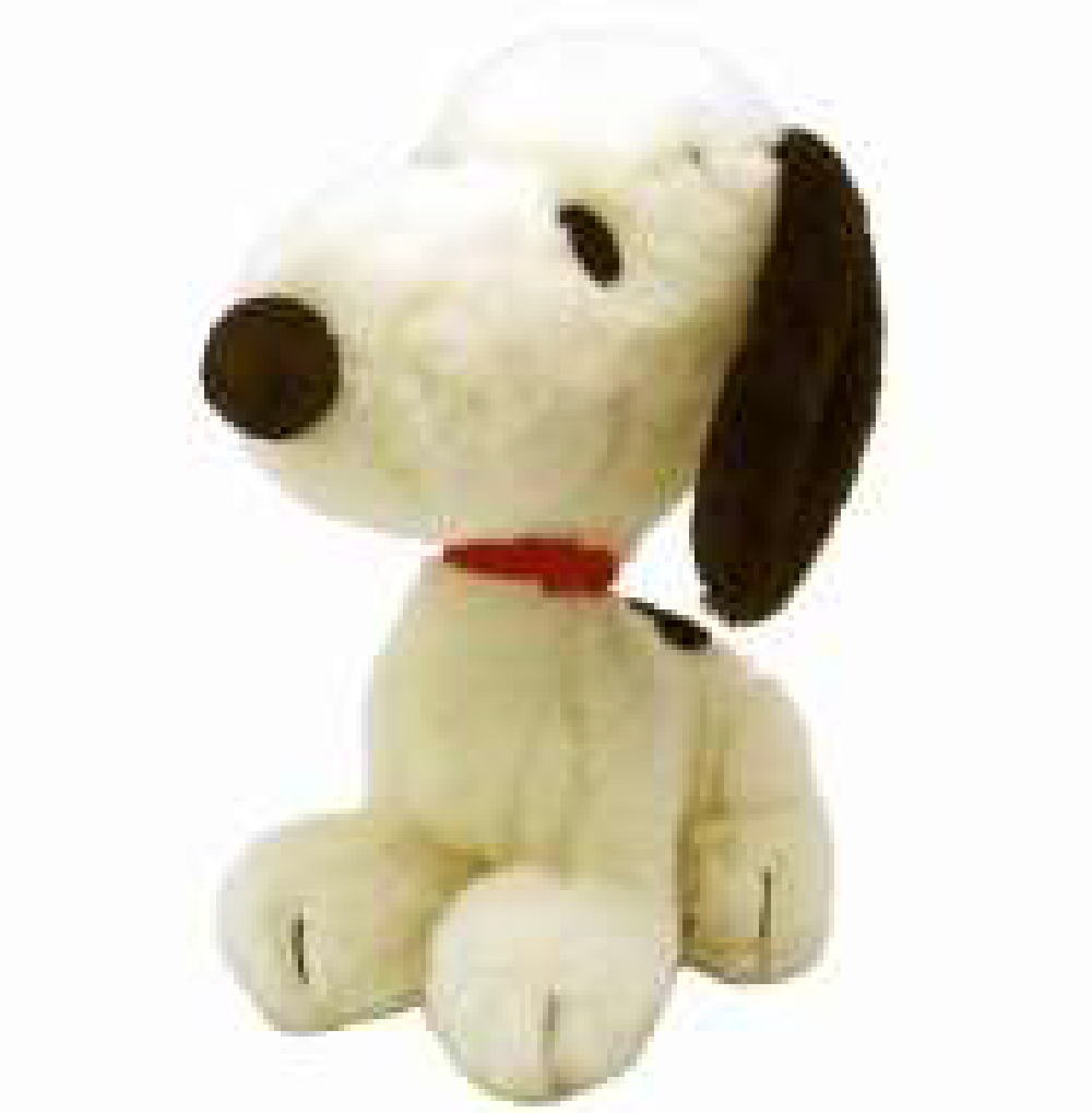 【送料無料】　　スヌーピー　SNOOPY　ぬいぐるみS　おすわり　レトロ　ピーナッツ　ウッドストック　すぬーぴー　アニメ　キャラクター　マスコット　人形　ドール　おもちゃ　インテリア　子供　キッズ　雑貨　グッズ　かわいい