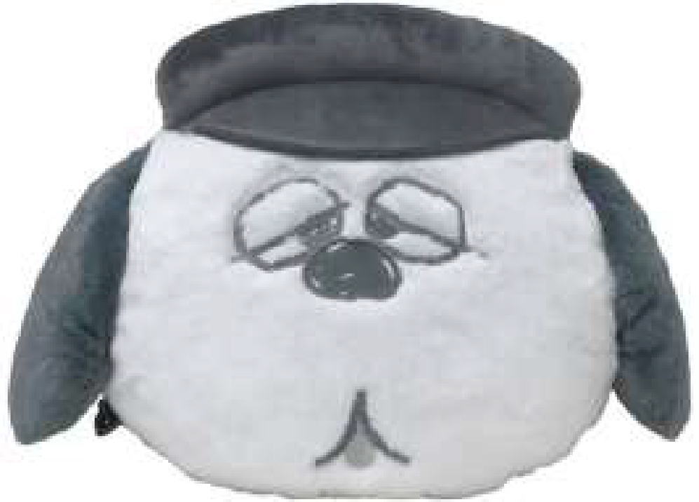 スヌーピー　SNOOPY　フェイスクッショングレー　オラフ　ピーナッツ　ウッドストック　すぬーぴー　ア..