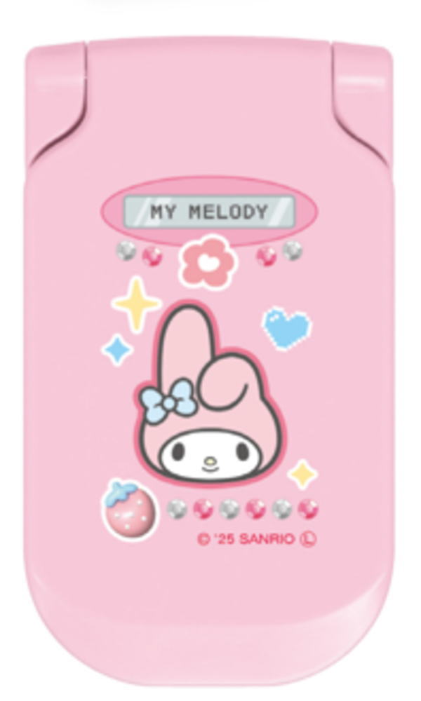 【送料無料】 サンリオキャラクターズ ガラケー型コンパクトミラーマイメロディ 鏡 折りたたみ メイク 化粧 コスメ 雑貨 グッズ かわいい
