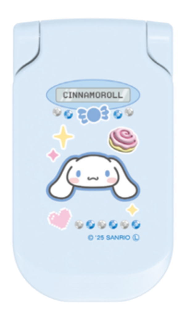【送料無料】 サンリオキャラクターズ ガラケー型コンパクトミラーシナモロール シナモン 鏡 折りたたみ メイク 化粧 コスメ 雑貨 グッズ かわいい