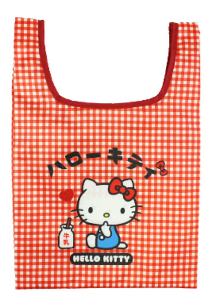 【サンリオキャラクターズ】収納袋付きミニエコバッグ【07】【ハローキティ】【復刻版デザイン】【ポーチ】【かばん】【カバン】【鞄】【袋】【収納】【買い物】【ショッピング】【お出かけ】【アウトドア】【雑貨】【グッズ】【かわいい】