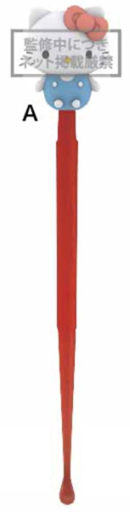 【送料無料】　サンリオキャラクターズ　マスコット付き耳かきハローキティ　耳かき　耳掃除　衛生用品　雑貨　グッズ　かわいい