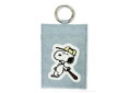 【スヌーピー】【SNOOPY】シングルパスケース【ベースボール】【アップリケ】【ピーナッツ】【ウッドストック】【すぬーぴー】【キャラクター】【ポーチ】【カード入...
