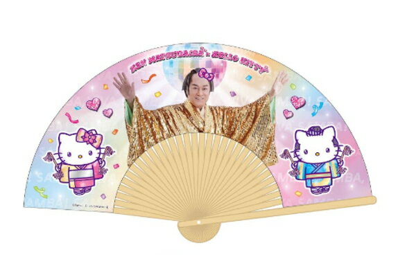 【送料無料】【マツケンサンバ×ハローキティ】扇子【ミラーボール】【サンリオキャラクターズ】【コラボ】【せんす】【うちわ】【踊り】【舞踊】【祭り】【夏】【涼しい】【雑貨】【グッズ】【かわいい】のサムネイル