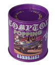 【送料無料】【アメリカン雑貨】ラウンド缶【パープル】【紫】【POPPING】【アメリカ】【USA】【アメキャラ】【ケース】【ボックス】【収納】【お菓子入れ】【小...