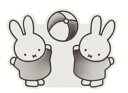 【送料無料】 10個セット セット セット商品 miffy ミッフィー ダイカットポストカードball シルバー ウサギ ディック・ブルーナ 絵本 アニメ ハガ...