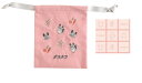 【送料無料】 オリジナル 刺繍巾着チンチラ アニマル百貨店 動物 アニマル ポーチ ケース 小物入れ 袋 収納 お出かけ アウトドア 雑貨 グッズ かわいい