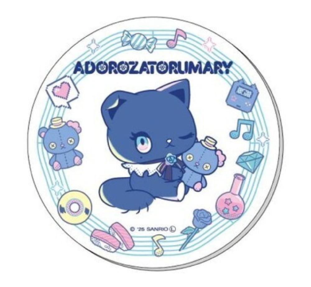 【送料無料】　日本製　サンリオキャラクターズ　吸水コースターワンポイント　アドローザトルマリィ　コースター　コップ置き　キッチン　食事　雑貨　グッズ　かわいい