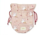 miffy ミッフィー ドリーミーシリーズ 巾着ピンク ウサギ ディック・ブルーナ ポーチ ケース 小物入れ 袋 収納 子供 キッズ お出かけ アウトドア 雑貨 グッズ かわいい