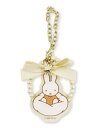 日本製 miffy ミッフィー ドリーミーシリーズ アクリルキーホルダーアイボリー ウサギ ディック・ブルーナ 絵本 アニメ キーホルダー キーリング チャーム 鍵 雑貨 グッズ かわいい