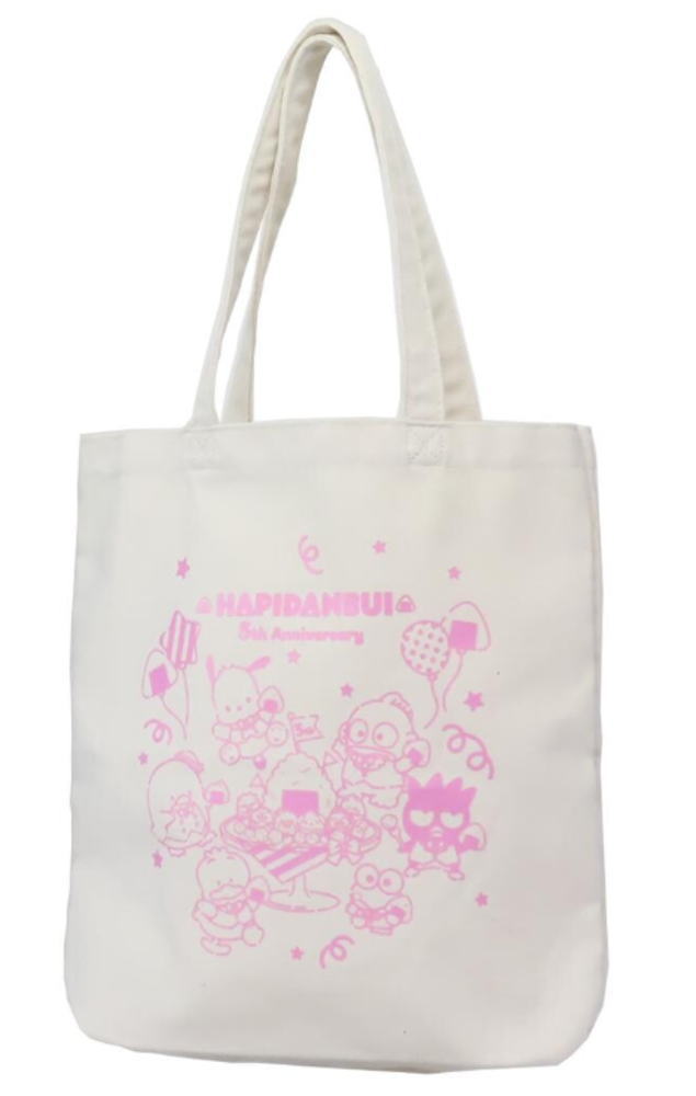 【送料無料】　サンリオキャラクターズ　トートバッグおむすび　はぴだんぶい　ハピブイ　5th　カバン..