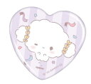 【送料無料】【日本製】【サンリオキャラクターズ】ハート型缶バッジ【パープル】【紫】【こぎみゅん】【10th】【缶】【缶バッチ】【バッチ】【バッジ】【カンバッジ】...
