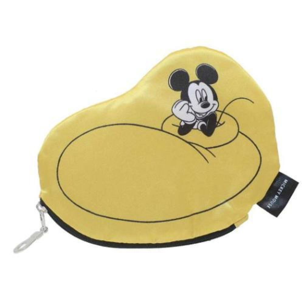 ディズニーキャラクター　CATCH MEシリーズ　ダイカットポーチイエロー　黄色　ミッキーマウス　アニメ..