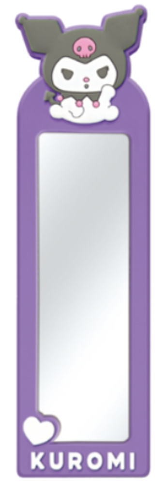 サンリオキャラクターズ スリムラバーミラークロミ 鏡 かがみ メイク 化粧 コスメ 雑貨 グッズ かわいい