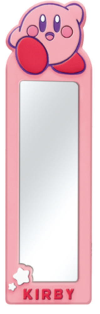 星のカービィ スリムラバーミラーカービィ ゲーム ゲームキャラ カービー 任天堂 鏡 かがみ メイク 化粧 コスメ 雑貨 グッズ かわいい