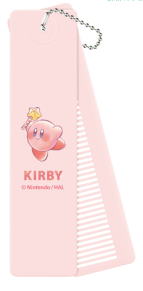 星のカービィ　2wayミラーコームカービィ　ゲーム　ゲームキャラ　カービー　任天堂　クシ　ブラシ　鏡..