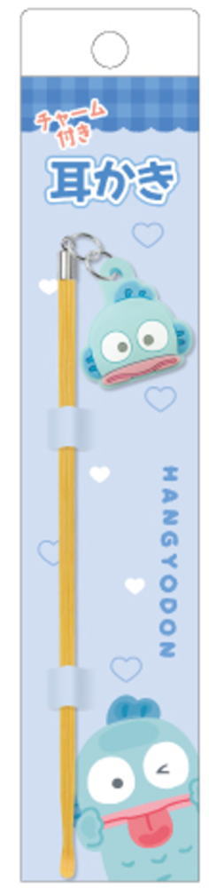 【送料無料】　サンリオキャラクターズ　チャーム付き耳かきハンギョドン　耳かき　耳掃除　衛生用品　雑貨　グッズ　かわいい