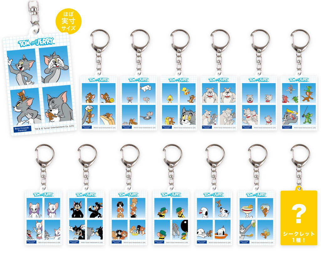 【14個セット】【セット】【セット商品】【トムとジェリー】シークレット証明写真風キーホルダー【ワーナー】【アニメ】【キーホルダー】【キーリング】【チャーム】【鍵】【雑貨】【グッズ】【かわいい】