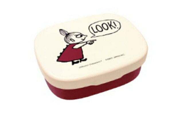 【送料無料】　【日本製】　ムーミン　Moomin　ワンタッチランチボックス400ml　LOOK　リトルミイ　アニメ　絵本　キャラクター　ランチボックス　弁当箱　遠足　アウトドア　雑貨　グッズ　かわいい　TE