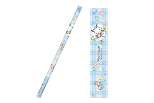 【20本セット】 【セット】 【セット商品】 【日本製】 サンリオキャラクターズ ノーマル鉛筆2B ヨコ チェックルック ポチャッコ えんぴつ ペンシル 筆記用具 文房具 学校 勉強 雑貨 グッズ かわいい