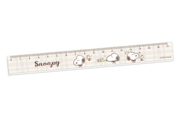 【送料無料】　【10本セット】　【セット】　【セット商品】　スヌーピー　SNOOPY　スリム17cm定規チェ..