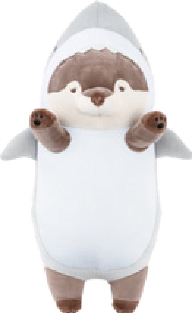 【オリジナル】【プレミアムねむねむアニマルズ】おやすみクールピロウ【くるり】【カワウソ】【動物】..