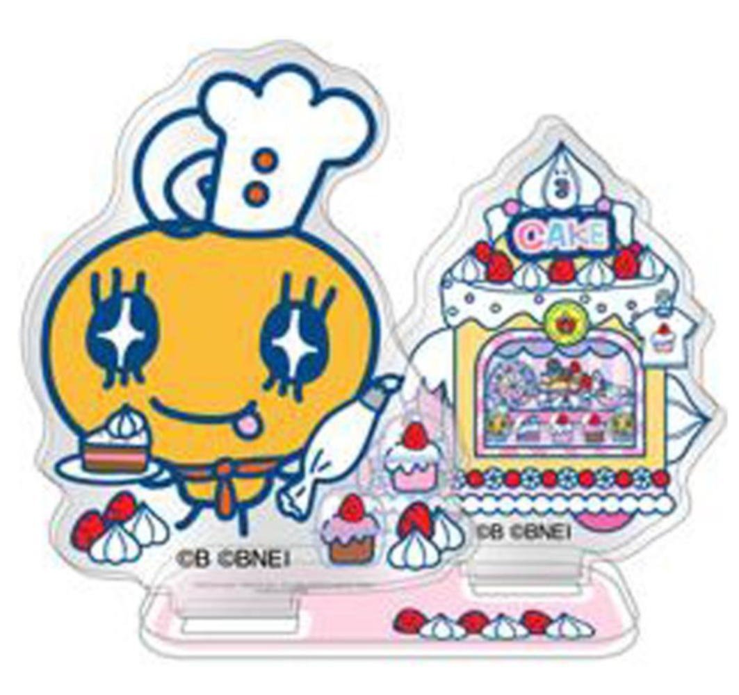 【日本製】　たまごっち　レイヤーアクリルスタンドめめっち　たまごっちのプチプチお店っち　ゲーム　アクスタ　置き物　おもちゃ　コレクション　インテリア　雑貨　グッズ　かわいい