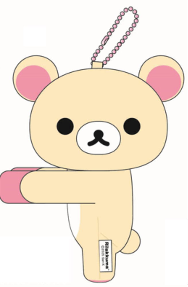 【送料無料】　リラックマ　ギュッとマスコットコリラックマ　サンエックス　くま　ゆるキャラ　ぬいぐるみ　人形　ドール　キーホルダー　キーリング　チャーム　鍵　雑貨　グッズ　かわいい(4)