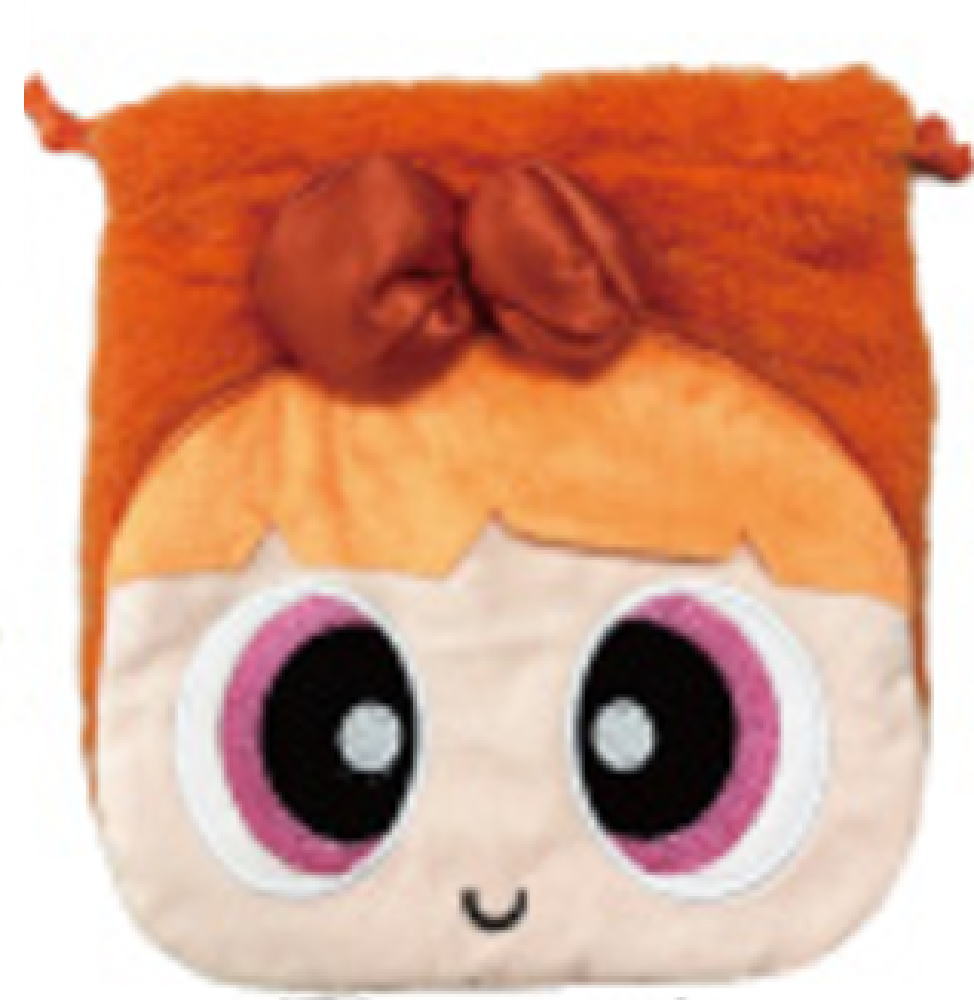 【送料無料】　アメリカン雑貨　パワーパフガールズ　ダイカット巾着L　ブロッサム　パワパフ　アニメ..