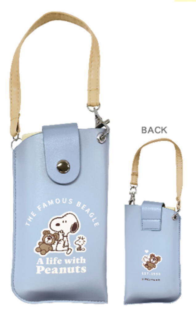 スヌーピー　SNOOPY　フラットメガネケーススヌーピーとくま　ピーナッツ　ウッドストック　すぬーぴー..