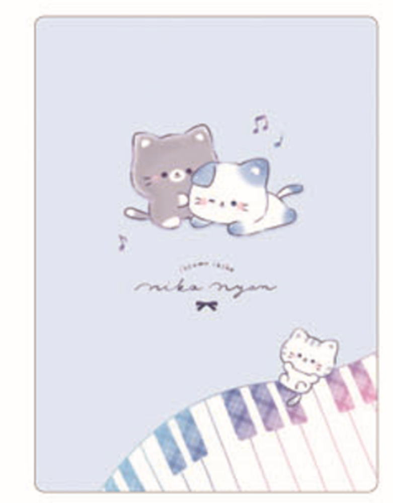 【送料無料】　【10枚セット】　【セット】　【セット商品】　オリジナル　下敷きニコニャン　ネコ　動..