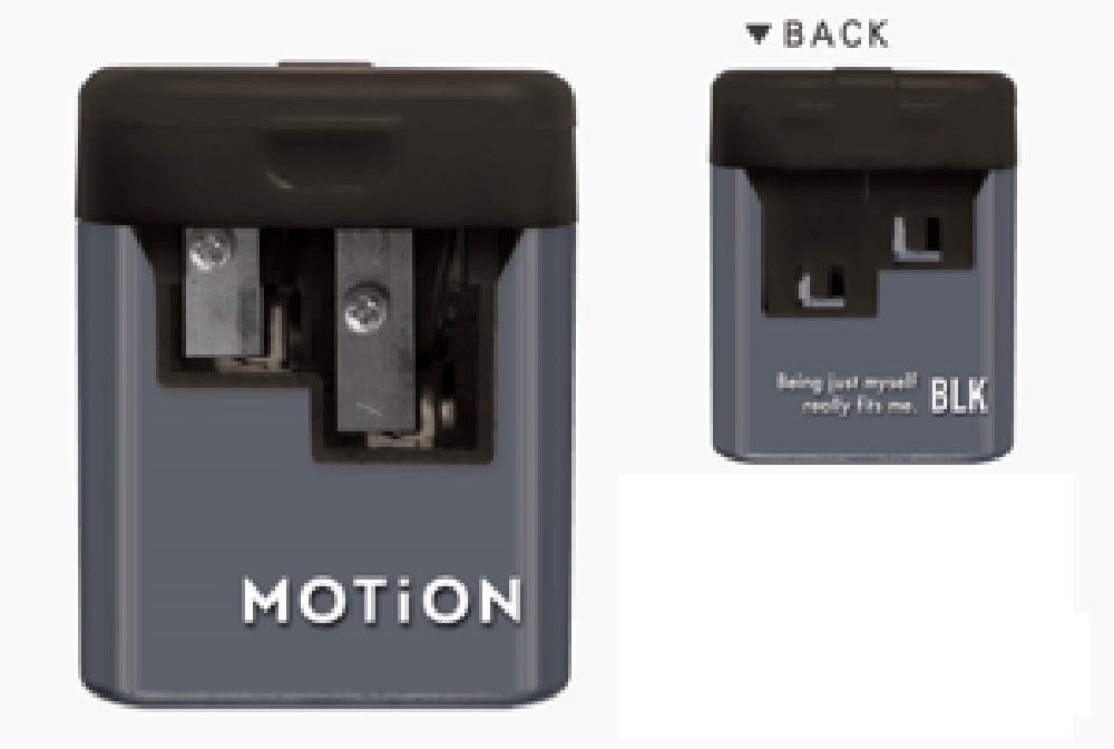 【10個セット】　【セット】　【セット商品】　【日本製】　オリジナル　ツイン鉛筆削りクリアブラック..