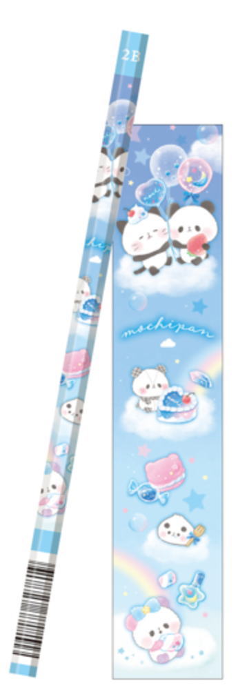 【20本セット】　【セット】　【セット商品】　【日本製】　オリジナル　かきかた鉛筆2B　もちもちぱんだ　動物　アニマル　えんぴつ　ペンシル　筆記用具　文房具　学校　勉強　雑貨　グッズ　かわいい