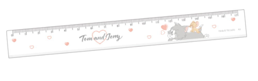 【送料無料】 【10本セット】 【セット】 【セット商品】 トムとジェリー Tom and Jerry スリム17cm定規ハートちらし ワーナー アニメ ものさし 文房具 学校 勉強 雑貨 グッズ かわいい