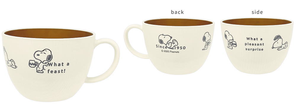 【送料無料】　【日本製】　スヌーピー　SNOOPY　スープカップすごいごちそう　ピーナッツ　ウッドスト..