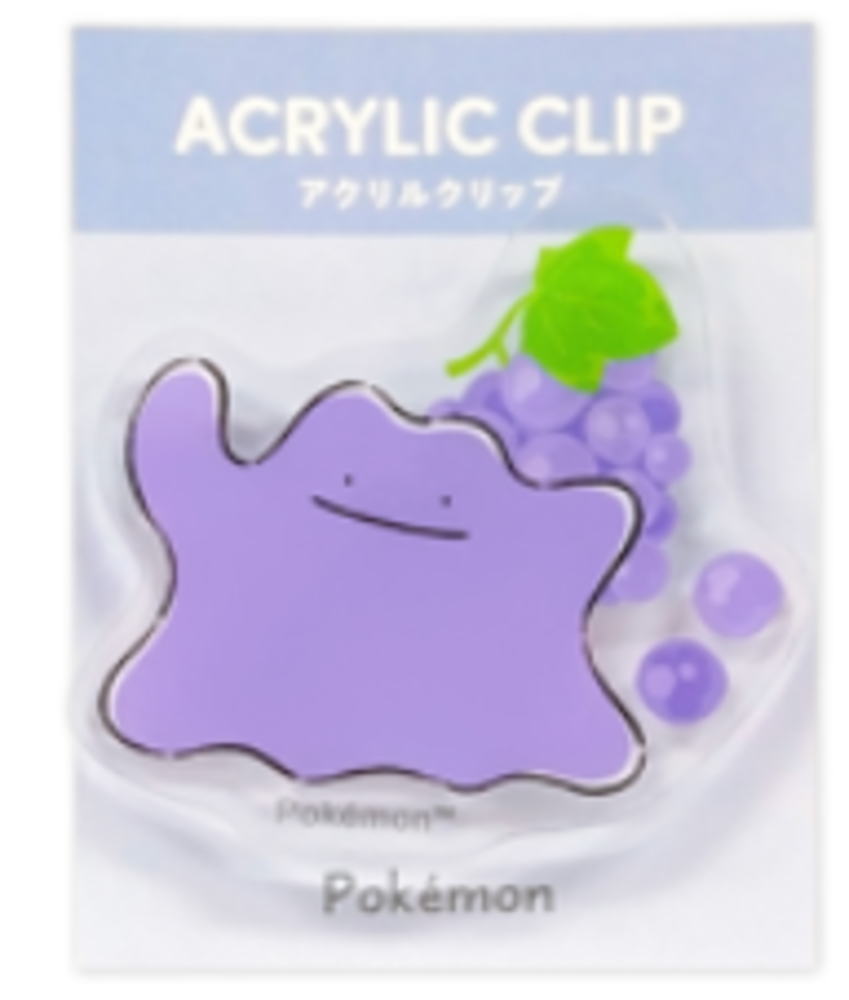 【送料無料】　【日本製】　ポケットモンスター　ダイカットアクリルクリップメタモン　ポケモン　ゲー..