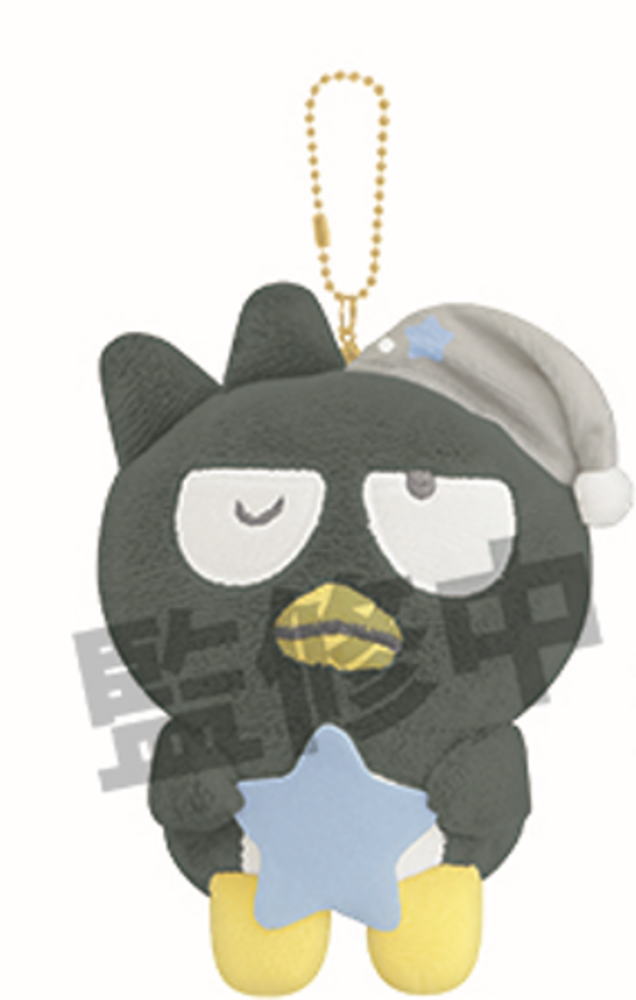 サンリオキャラクターズ 　ぬいぐるみキーホルダーバットばつ丸　むにゃっと　キーホルダー　キーリン..