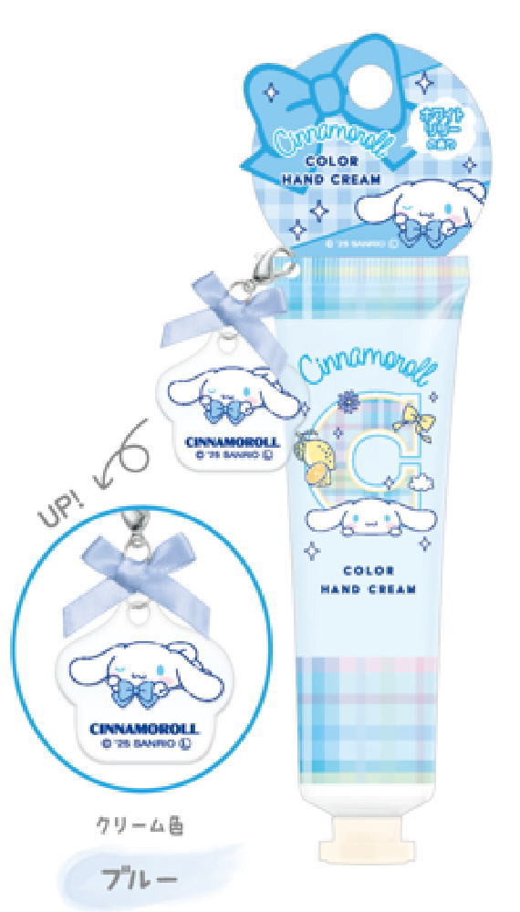 サンリオキャラクターズ カラーハンドクリームシナモロール 保湿 乾燥 香り ハンドクリーム ボディケア ネイル 爪 美容 コスメ 雑貨 グッズ かわいい