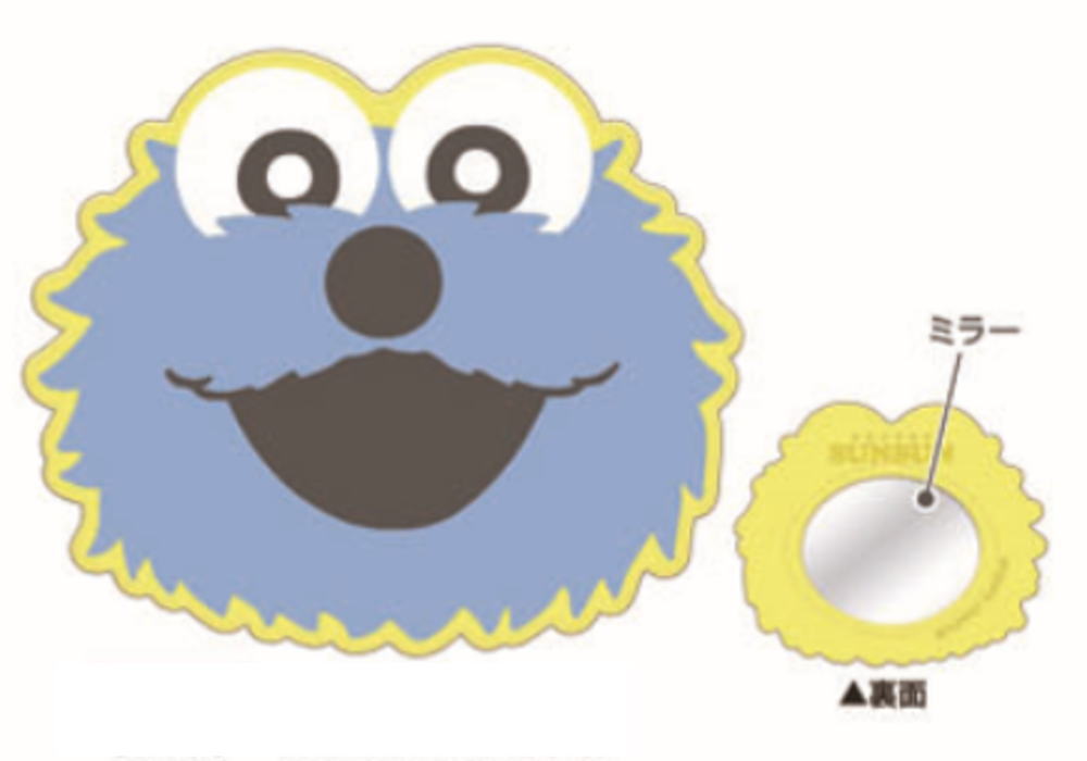 【送料無料】　パペットスンスン　シリコンミラースンスン　キャラクター　鏡　かがみ　メイク　化粧　コスメ　雑貨　グッズ　かわいい